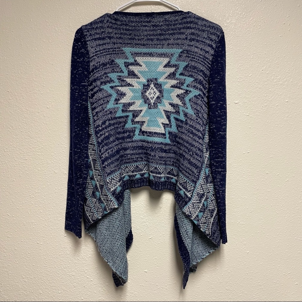 Love on a Hanger Aztec open front sweater cardigan